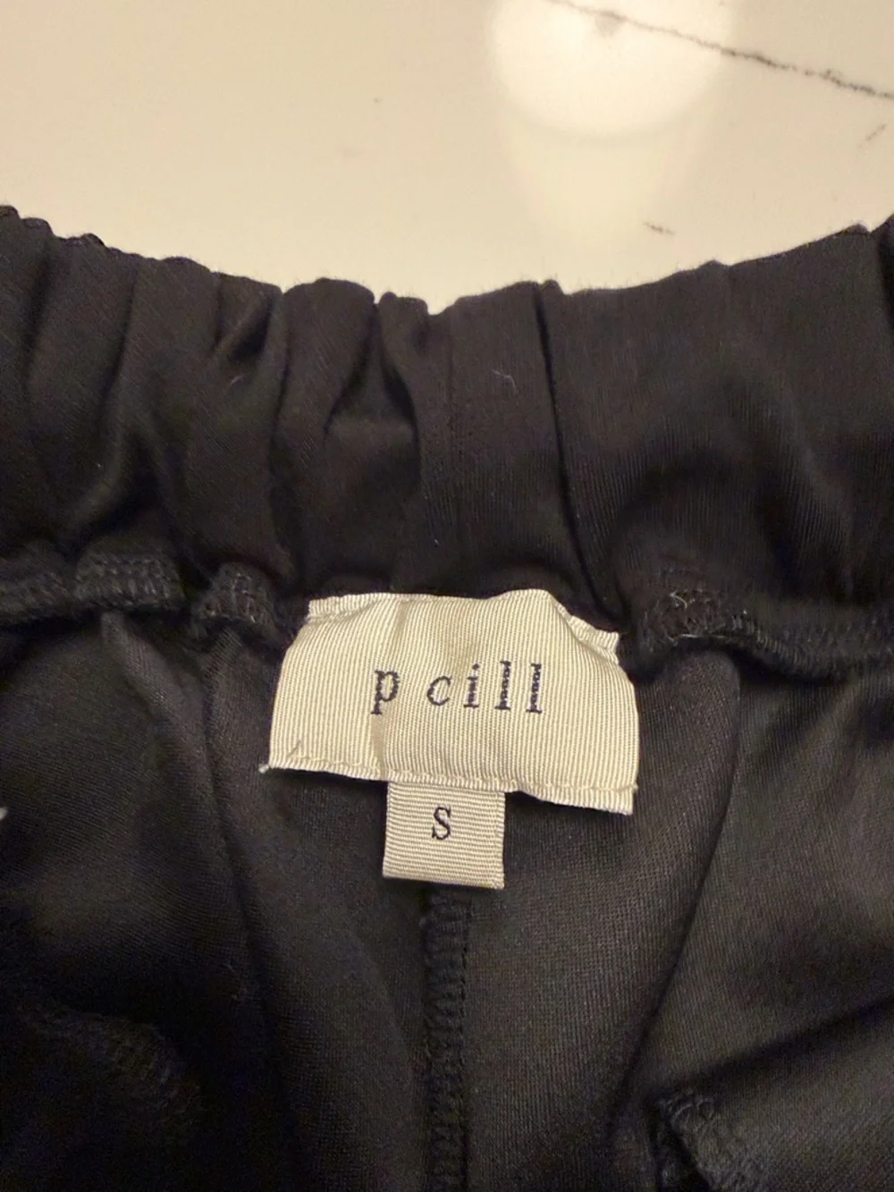 P. Cill Black and White Two-Piece Sweat Set Butter Modal fabric - Picture 6 of 6